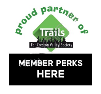 Trails Partner door decal β look for it at the entrances of participating partners